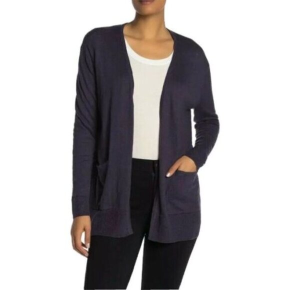 Madewell Sweaters - Madewell Open front pocketed dark cadet cardigan